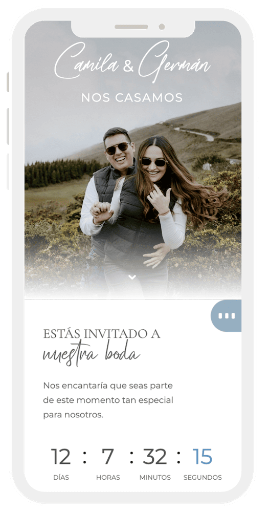 Invitación digital de boda 2026 - Modelo 1