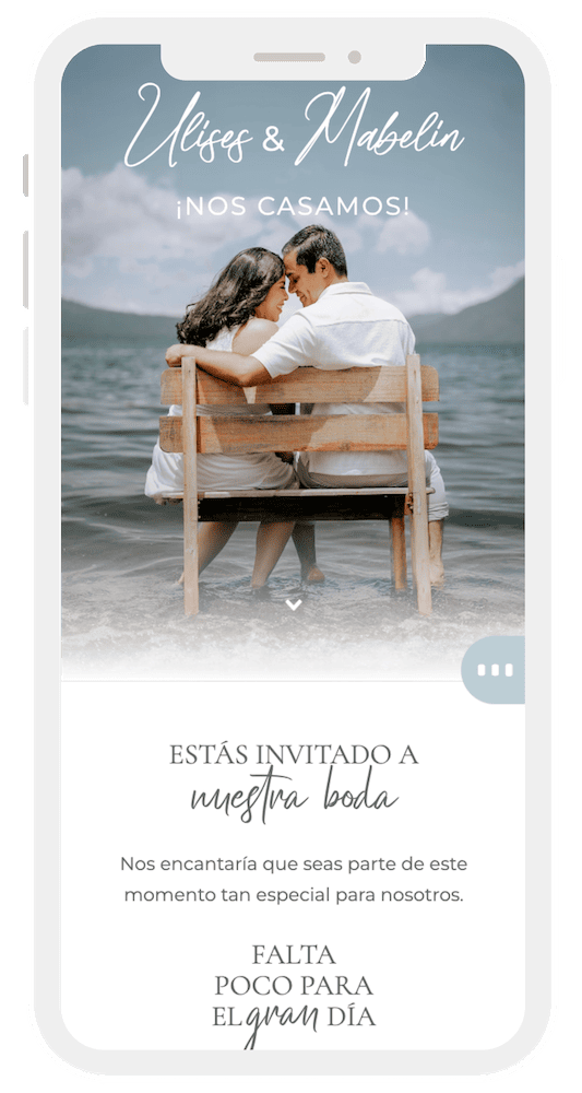 Invitación digital de boda 2026 - Modelo 4
